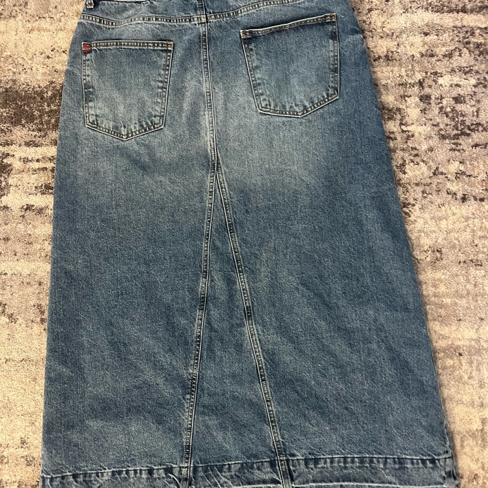 BDG Urban Outfitters Blue Denim Maxi Skirt - Picture 3 of 5